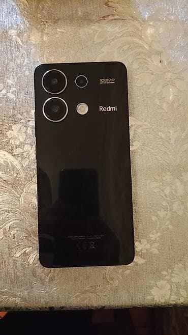 xiaomi mi11 t: Redmi 13, 128 GB, rəng - Qara, Zəmanət, Sensor, Barmaq izi — 1