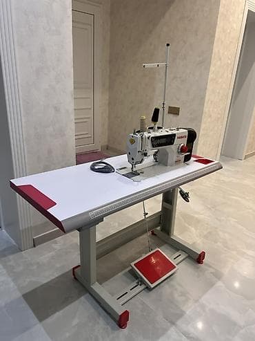 tikiş maşın ustası: Yamata sənaye tikiş maşını – stol və pedalla tam komplekt — 2