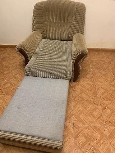 divan koja: Açıla bilen kreslo və divan dəsti - Model: çıxarılan ayaqaltısı və — 4
