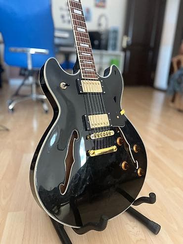 gitara ibanez: Harley Benton HB-35 Plus (Black) — satılır Epiphone ES-335 tipli — 3