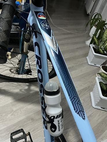 Crosser dağ velosipedi - Rəng: açıq mavi, loqotipli dizayn - Çərçivə — 3