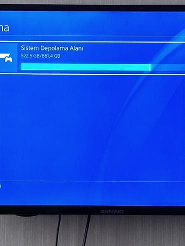 Видеоигры и приставки: PlayStation 4 (PS4) FAT konsolu – 1 TB (təxminən 861,4 GB istifadə — 3