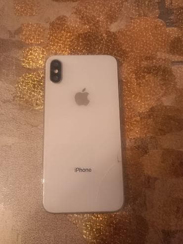 iphone xr 13 pro: IPhone X, 256 GB, Ağ, Qırıq — 1