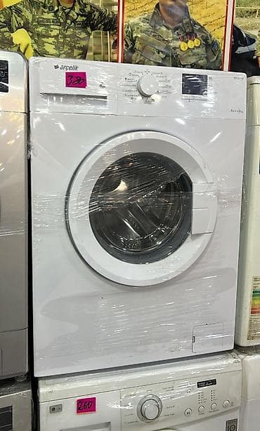 e 250 cdi: Arçelik önyükləməli paltaryuyan maşın - Ön qapılı, kompakt korpus, ağ — 1