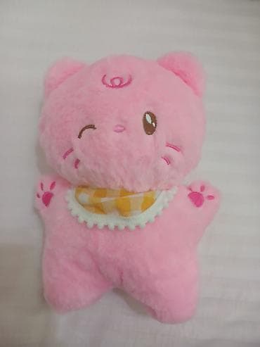 Gəmiricilər: Plyuş oyuncağ – çəhrayı pişik - Material: yumşaq plyuş, sıx dolğu - — 1