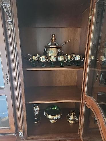 bakallar: Çay dəsti, rəng - Qızılı, Metal, Rusiya — 2