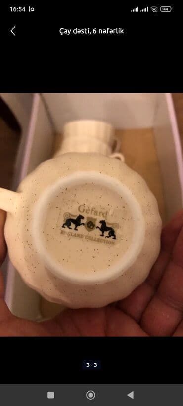 Qab-qacaq və mətbəx ləvazimatlarının alışı: Çay dəsti — 18