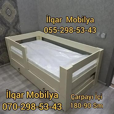 evcil mobilya: Oğlan və qız üçün, Yeni, Çarpayı, Bazasız, Matrassız, Siyirməsiz — 5