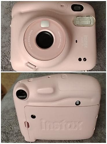 Fujifilm Instax Mini 11 – pastel çəhrayı rəngdə instant fotoaparat