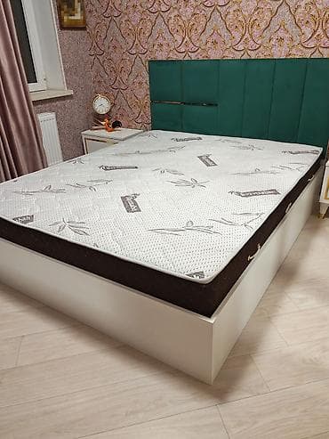 İkinəfərlik matras - Ölçü:160x200 sm - Çarpayı korpusu: ağ rəngdə