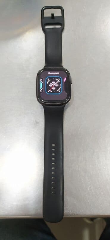 экран: Смарт часы, Сенсорный экран, цвет - Черный — 5