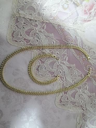 ucuz koftalar: Zərgərlik dəsti – boyunbağı və bilərzik - Material: Metal ərintisi — 5