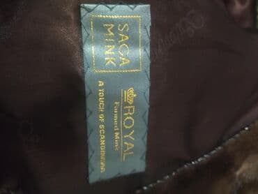 женские шубы итальянского производства: Karolina marka xəz palto - Material: SAGA MINK – Royal Boyn seriyası — 4