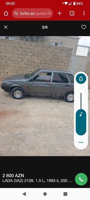 şlanqların satışı: VAZ (LADA) 2109: 1.5 l | 1993 il Hetçbek — 1