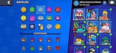 uşaq ucun smart saat: Brawl Stars hesabı – yüksək səviyyəli və zəngin kontentlə - Kupa — 9