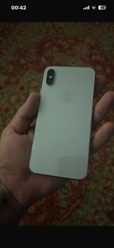 telefon 100: IPhone X, 256 GB, Ağ, Qırıq, Simsiz şarj, Face ID — 4