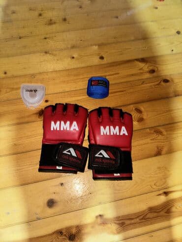 kişi üçün yun əlcəklər: Mma dəsti Yenidir heç işlənmiyib təmiz dəridir — 1