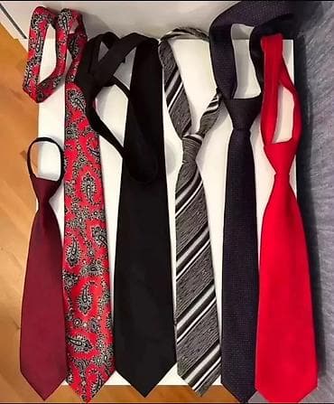 Corab və alt paltarı: Kişi qalstukları dəsti satılır.Ən ucuzu 5manat. - Müxtəlif rəng və — 3