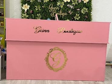 Məhsul: Mağaza/Salon üçün resepsiyon masası - Rəng: pastel çəhrayı