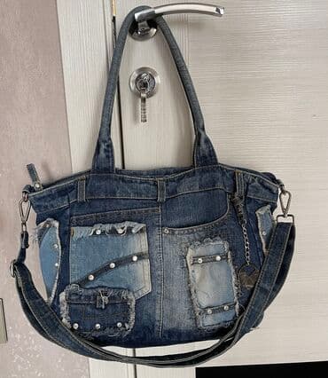 Əl işidir. Jeans material