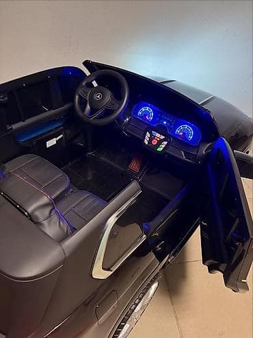Детский мир: Uşaq üçün elektrikli minik avtomobili – premium dizayn - Korpus: qara — 5