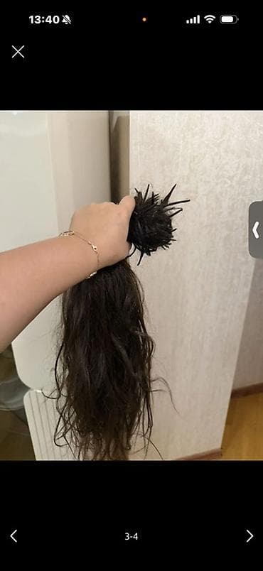 saç çıxardan: Qaynaq saçlar, Təbii — 2