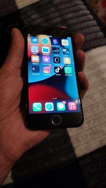 IPhone 7, 128 GB, Black Titanium, Barmaq izi, Face ID