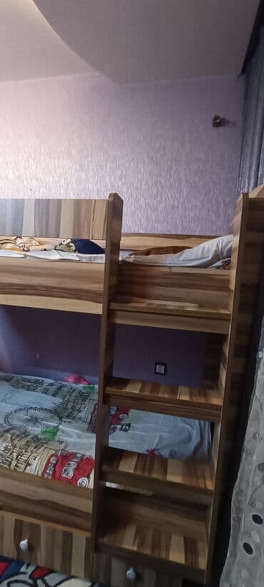кровать: Oğlan və qız üçün, İşlənmiş, Çarpayı, Matrassız, Siyirməli — 3