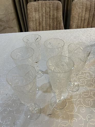 panda sekilleri: Qədəhlər, Xrustal, 6 ədədli dəst — 2