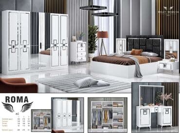 İkinəfərlik çarpayı, Dolab, Termo, 2 tumba, Yeni