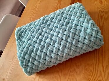 Prastinalar: Yeni rəng - Mavi Mikrofiber Pled, Pulsuz çatdırılma — 2