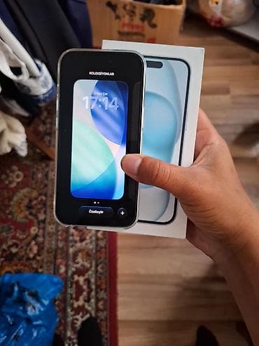 iphon 6 plus: IPhone 15, 256 GB, Mavi, Face ID — 4