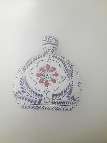 La Cofradía Reposado 100% de Agave original keramika tekila butulkası — 2