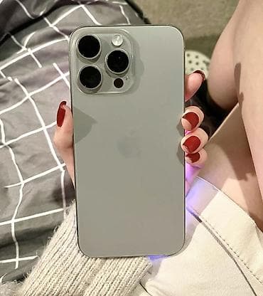 iphone 12 64 gb: IPhone 15 Pro Max, 256 GB, Natural Titanium, Zəmanət — 1