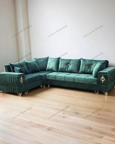 Künc Divan Eviniz üçün geniş mebel seçimi: divanlar, dolablar