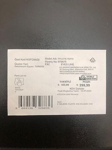 dorika muncuq: LCW HOME dan alinan miniatur dekorativni padnos yenidir hec islenmeyib — 4