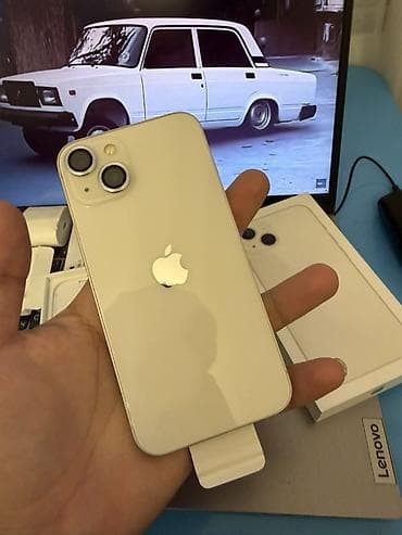 resmi note 8: IPhone 13, 128 GB, Starlight, Zəmanət, Simsiz şarj, Face ID — 2
