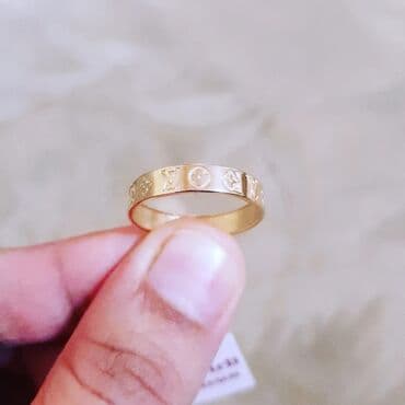 tək qaş: Alyans, Üzük, Sarı qızıl, 585 Əyar, Qaşsız — 1