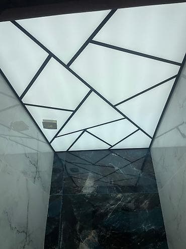 Məhəccərlər: Asma tavan, Şüşə, Suyadavamlı, Pulsuz çatdırılma, Pulsuz quraşdırma, Zəmanətli — 2