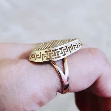 versace qızıl qolbaq: Toy, Üzük, Versace, Sarı qızıl, 585 Əyar, Qaşsız — 1