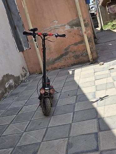 samokat scooter: Elektrik skuter – Toba ST-555 Pro - Güclü ikili ön farlar: gecə və — 3