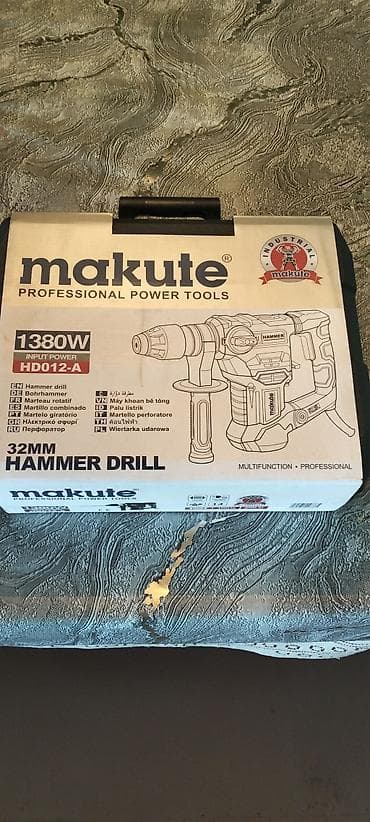 Makute HD012-A 32 mm perforator/udarli drel - Güc: 1380 W (Input lalafo.az -da Makute HD012-A 32 mm perforator/udarli drel - Güc: 1380 W (Input