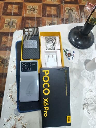 xiaomi 12 lite 8256 qiymeti: Poco X6 Pro 5G, 512 GB, rəng - Boz, Sensor, Barmaq izi, Face ID — 1