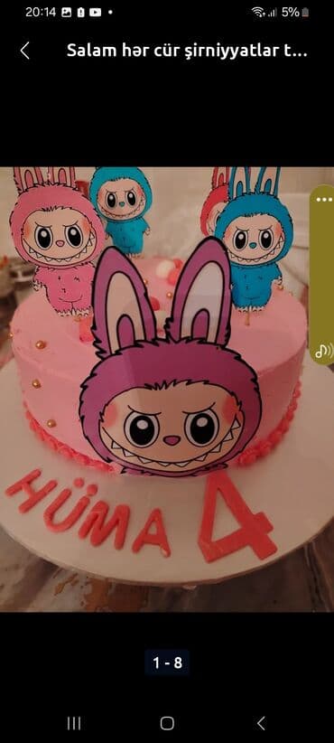 Qaymaqlı,qozlu dadlı tortlar(yaş kek,şəkərburapaxlava və s)