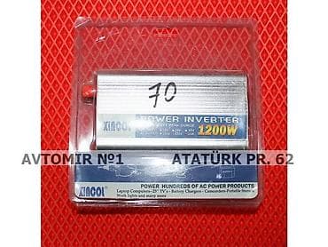 inverter kondisioner: Inverter 12-220volt 🚙🚒 ünvana və bölgələrə ödənişli çatdırılma — 1