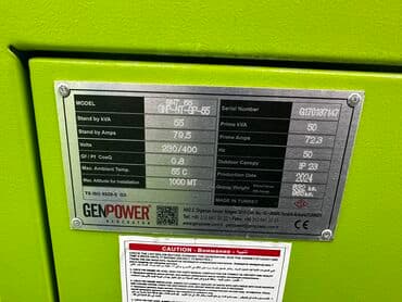 generator 10 kva: 44kw-55kva GenPower Ölkəmizdə ən yeni və ən keyfiyyətli GENPOWER — 2