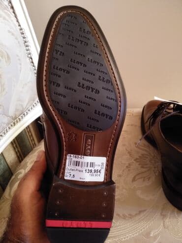 molniya kişi tolstovkaları: Original Lloyd ayaqqabi,41 razmer,teze,Almaniyadan alinib — 8