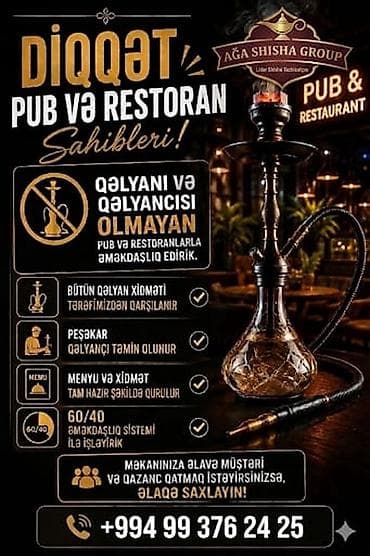 Qəlyançı tələb olunur lalafo.az -da Qəlyançı tələb olunur