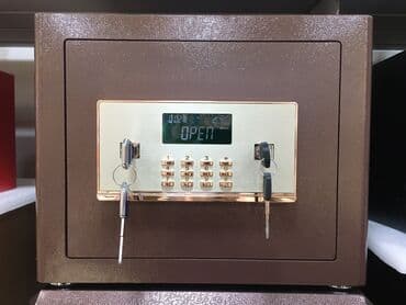 pul yığmaq üçün kassa: Eni 40 Hundurluk 30 Derinlik 30 Seyf iki acar ve bir acar kodile — 2