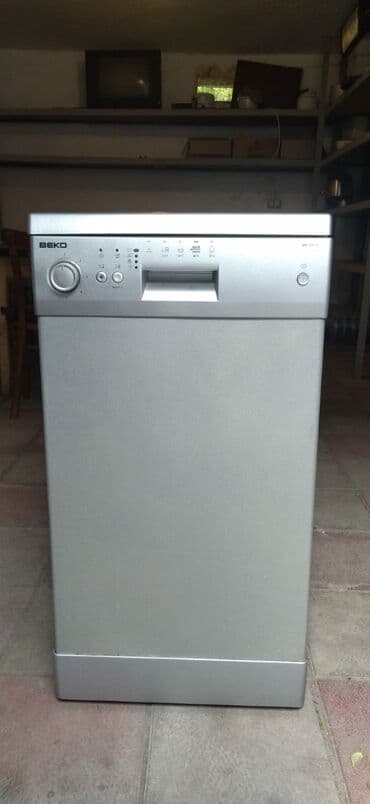 kontakt home ət çəkən maşınlar: Qabyuyan maşın Beko, Ensiz (45 sm.), Ayrıca dayanan, İşlənmiş — 1